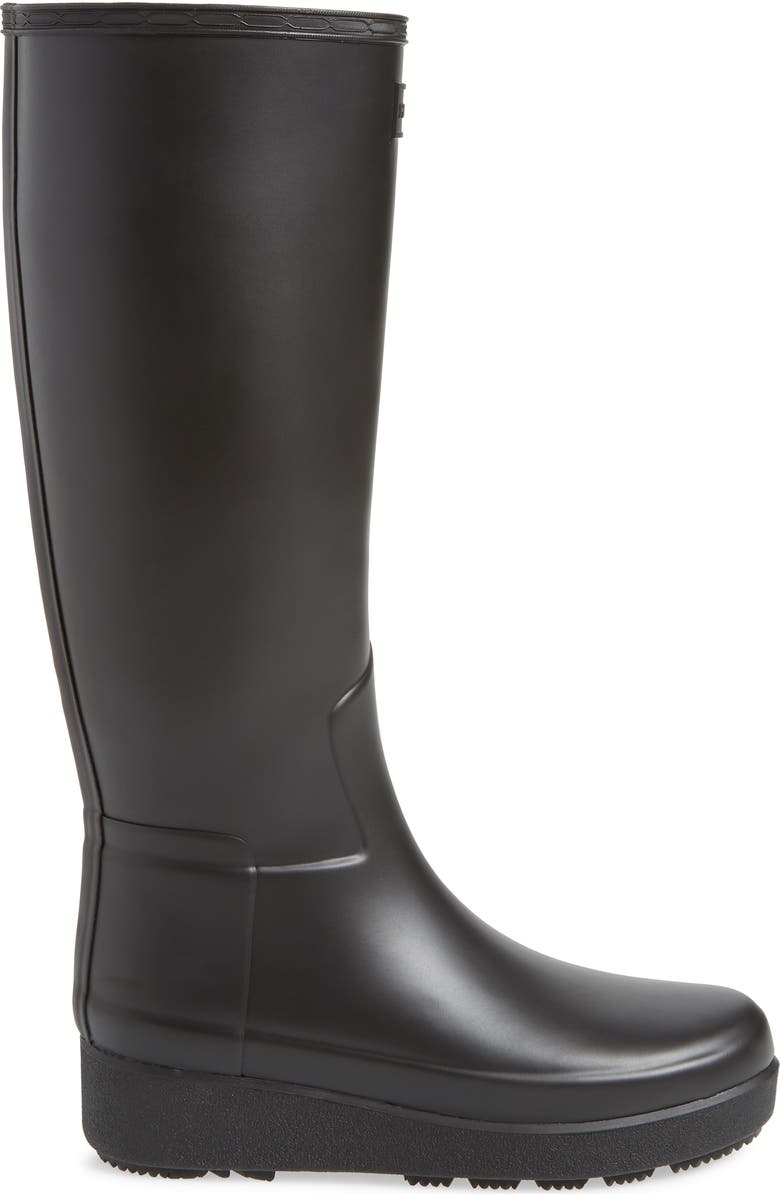 Hunter Refined Creeper Tall Rain Boot, Alternate, color,