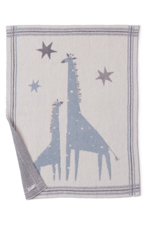 Giraffe Jacquard CozyChic® Stroller Blanket