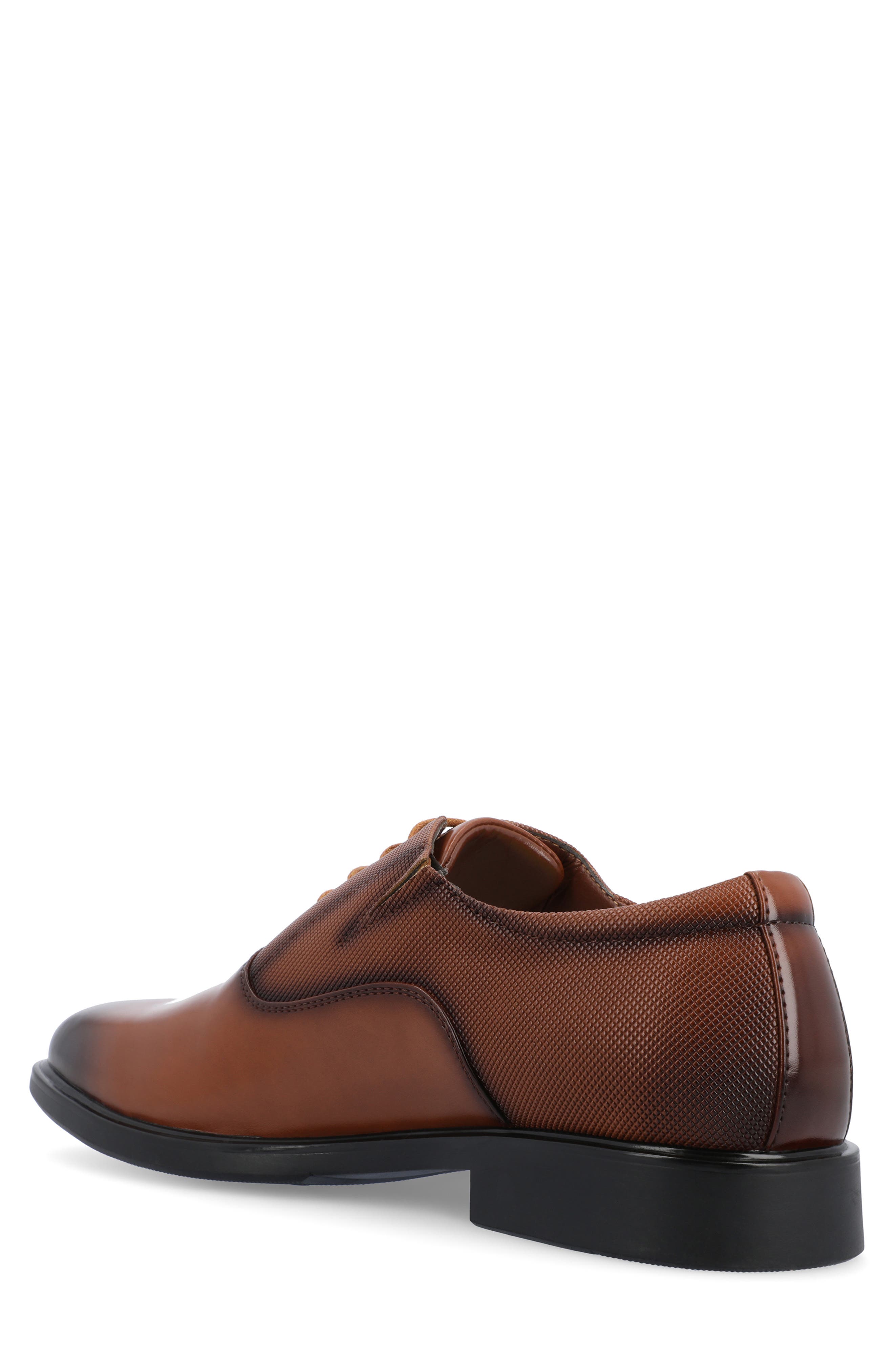 VANCE CO Vincent Vegan Leather Plain Toe Oxford, Alternate, color, 