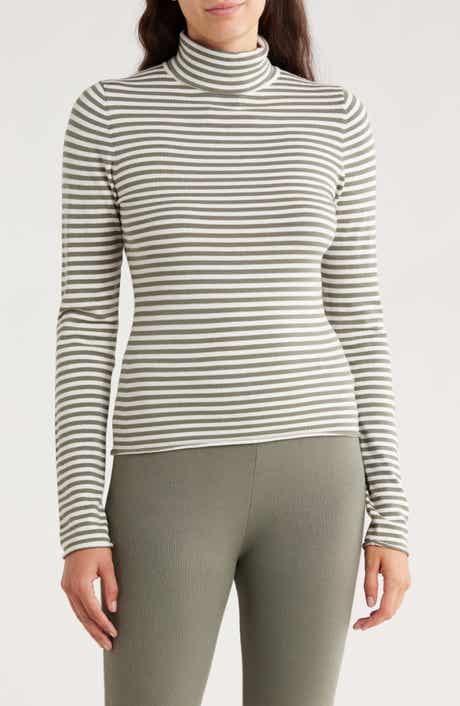 Splendid x Cella Jane Stripe Layering Turtleneck Sweater