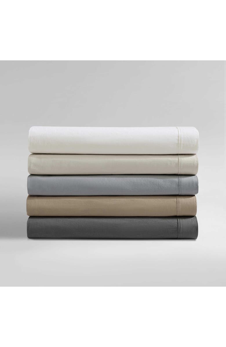 Calvin Klein Home 200 Thread Count Percale Twin Sheet Set, Alternate, color, Beige
