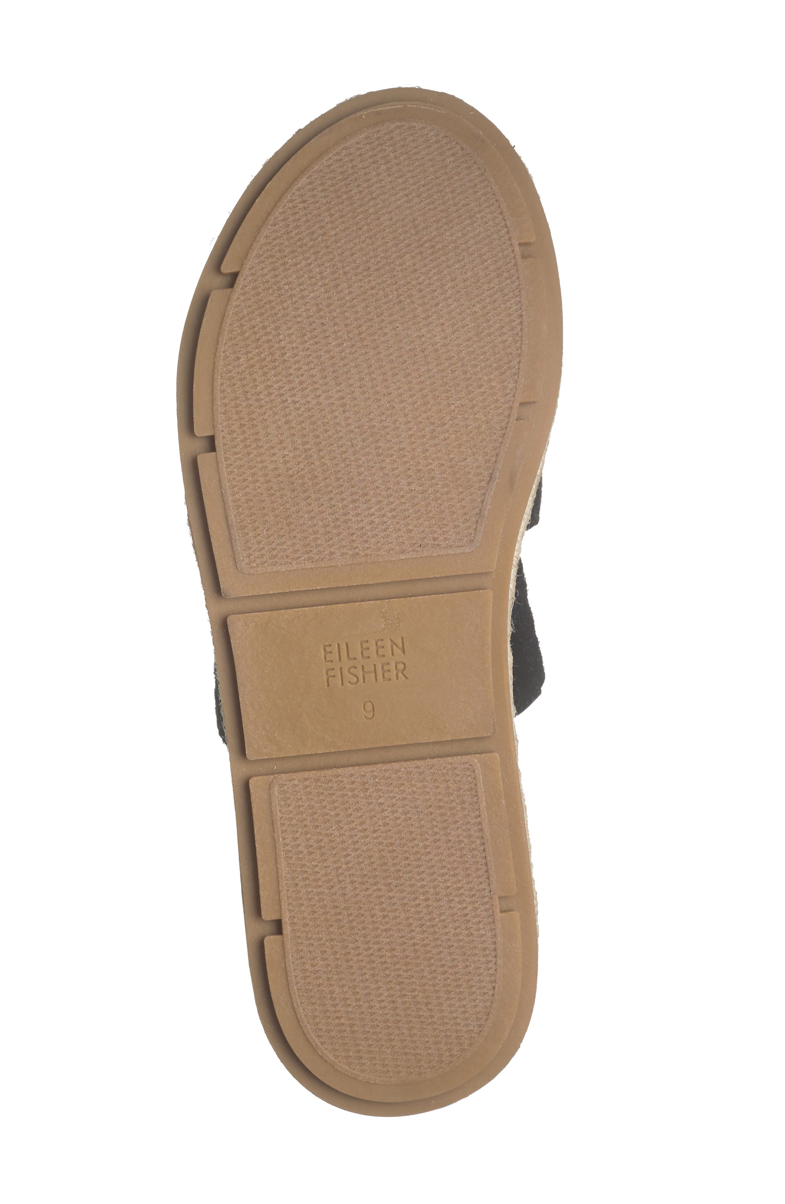 Eileen Fisher Mayla Espadrille Platform Wedge Slide Sandal, Alternate, color, 