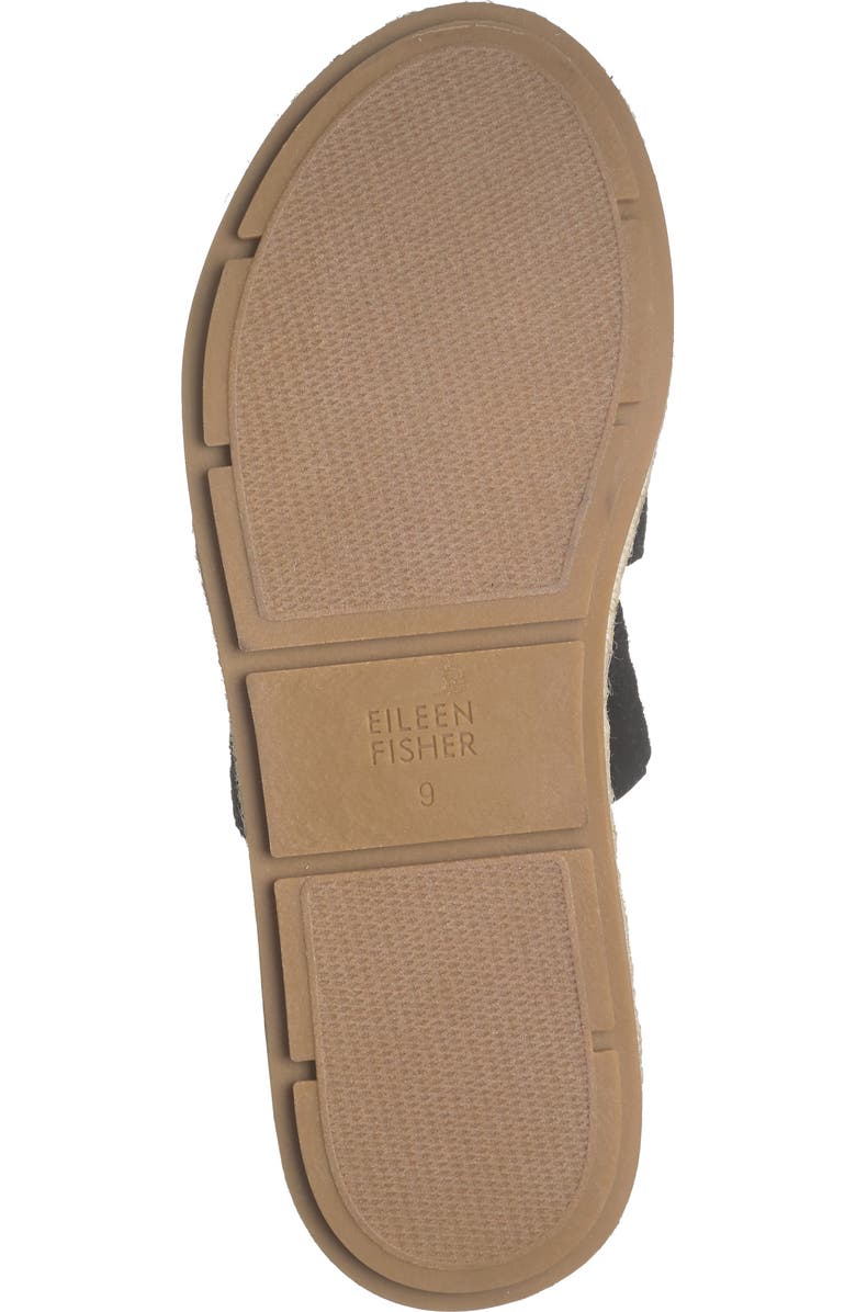 Eileen Fisher Mayla Espadrille Platform Wedge Slide Sandal, Alternate, color,