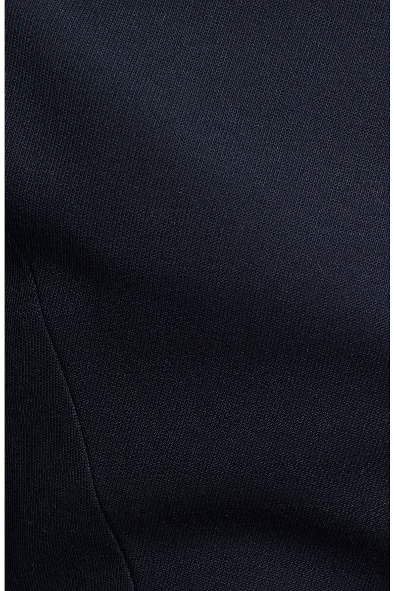 'Serge' Off Shoulder Wool Jacket, Alternate, color, NAVY