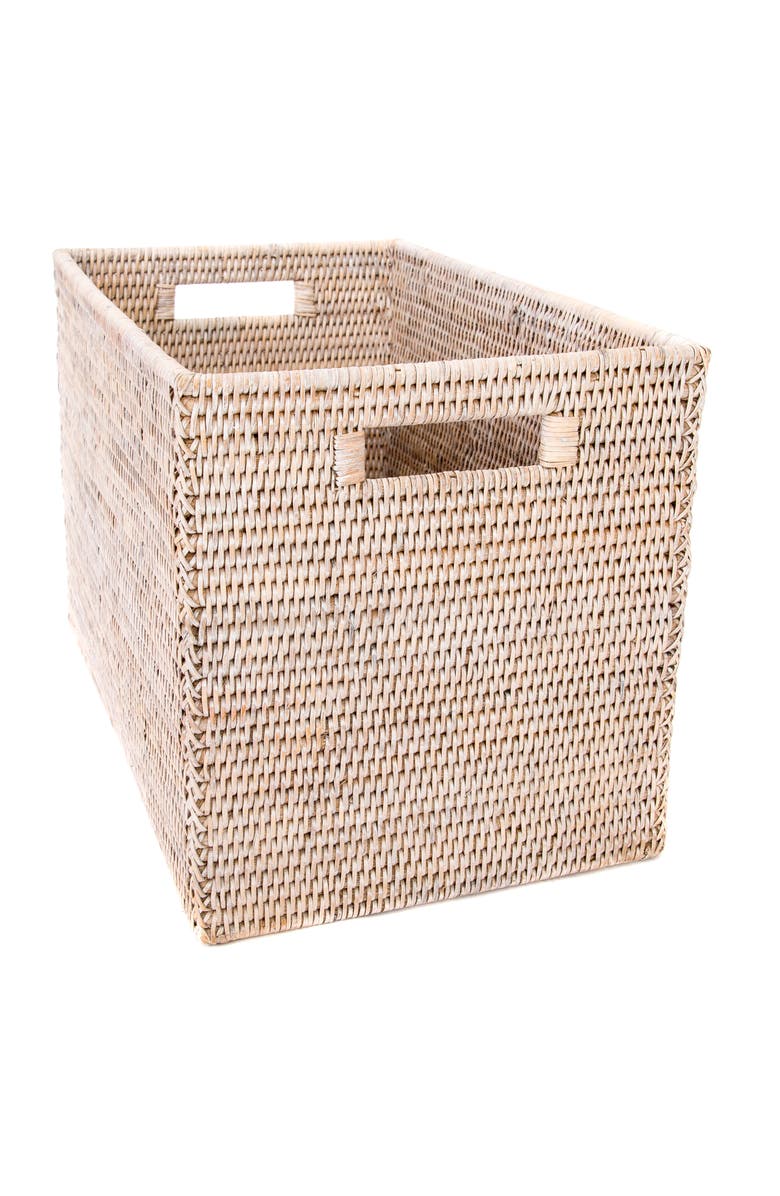 Artifacts Trading Company<sup>™</sup> Artifacts Rattan Storage Box - Legal File, Main, color, White Wash