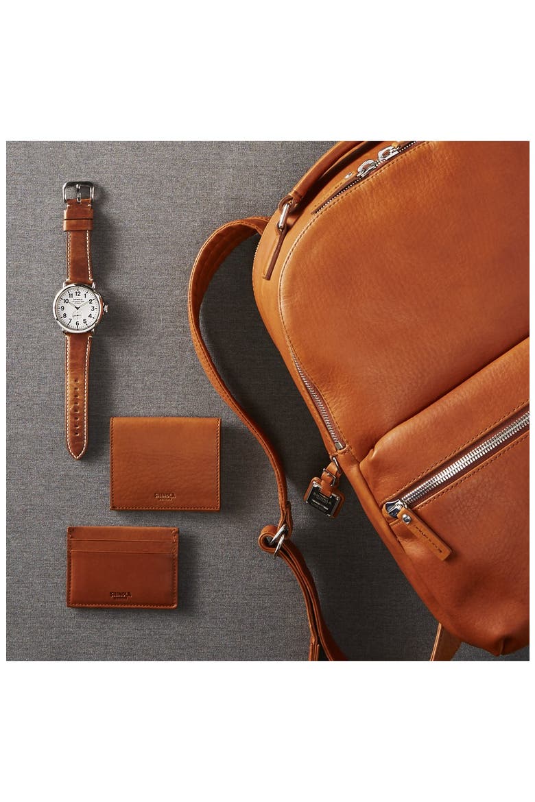 Leather Card Case, Alternate, color, TAN