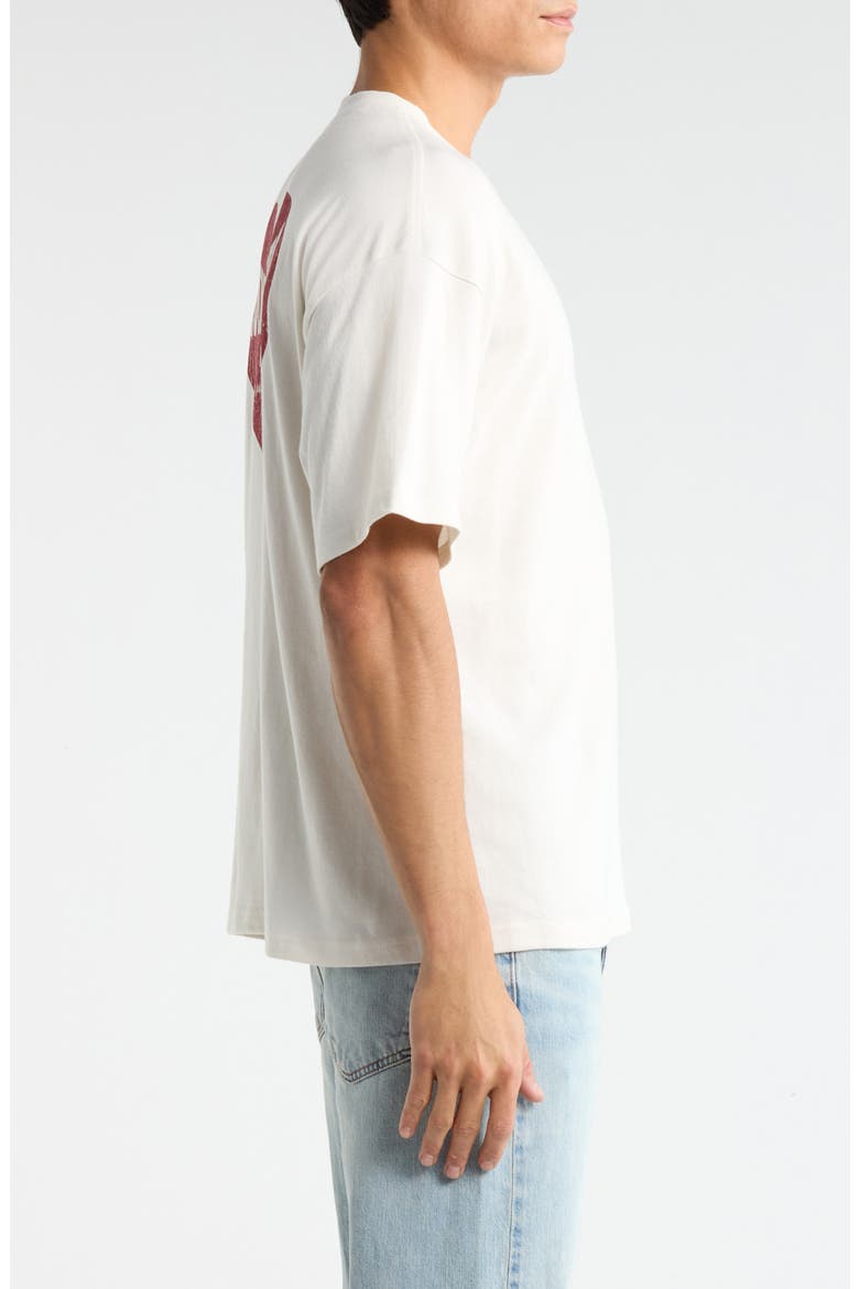 Lucky Hearts Cotton Graphic T-Shirt, Alternate, color, WHITE