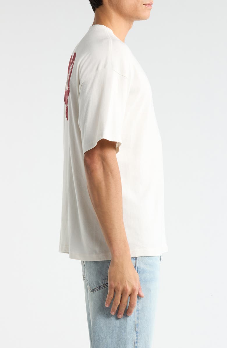 PacSun Lucky Hearts Cotton Graphic T-Shirt, Alternate, color, White