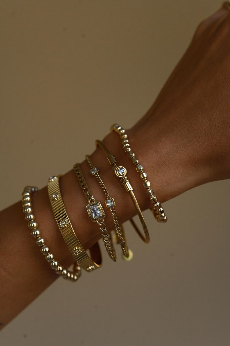 Rocky Bracelet, Alternate, color, Gold