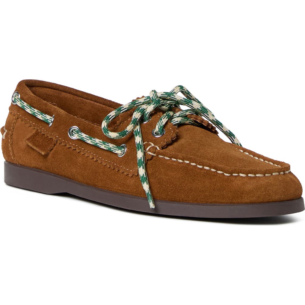 Loeffler Randall Franco Boat Shoe In Brown