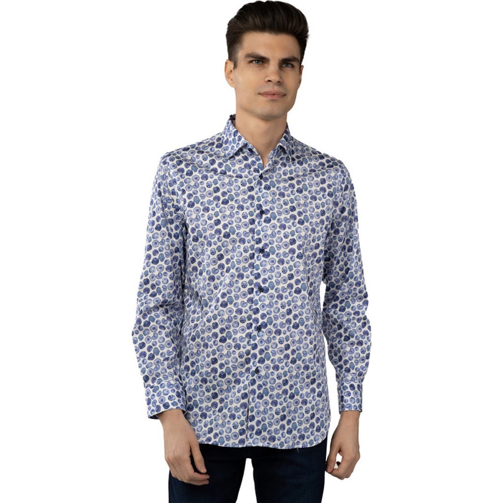 Luchiano Visconti Circular Shirt In Multi