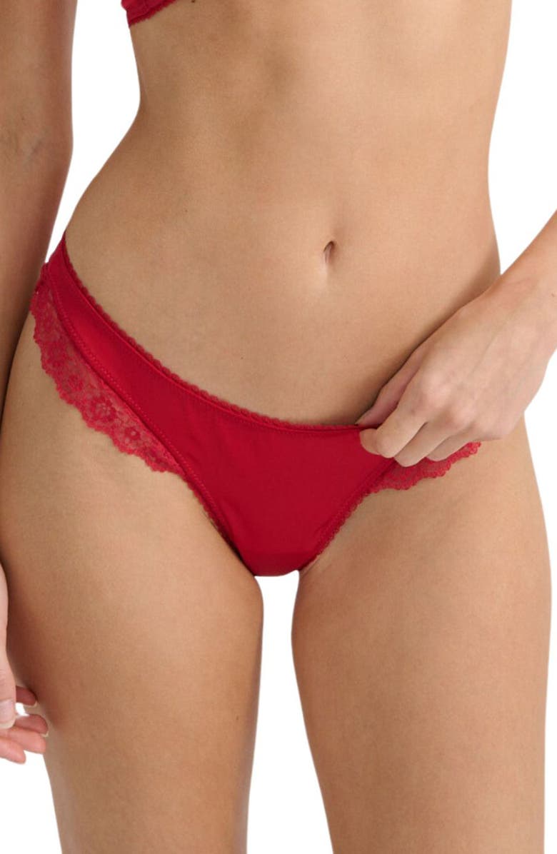 Kat The Label Amelie Thong, Main, color, Red
