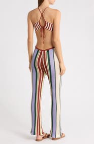 Maaji Roman Stripe Leave Cover-Up Dress