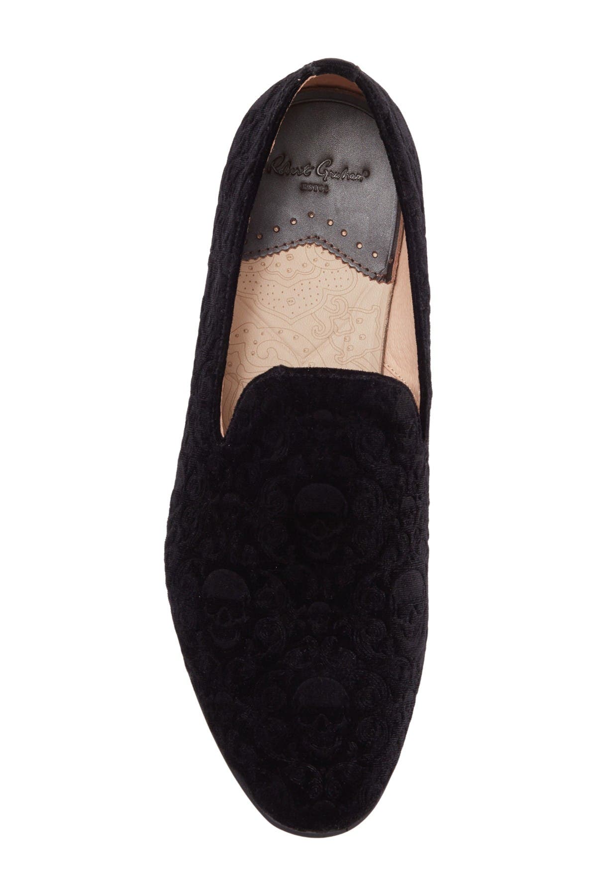 Robert Graham Victory Lane Velvet Skull Loafer (Men) | Nordstromrack