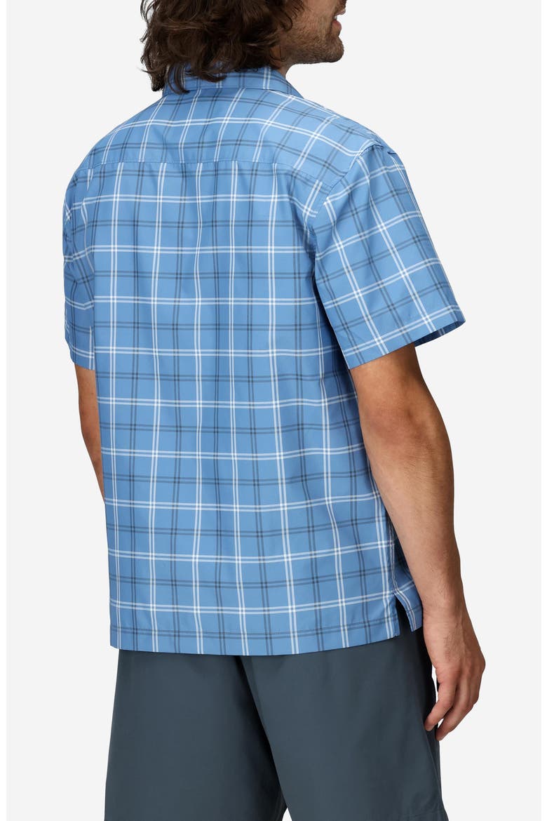 AirExchange SolarShield UPF Camp Shirt, Alternate, color, RAIN CLOUD WINDOWPANE