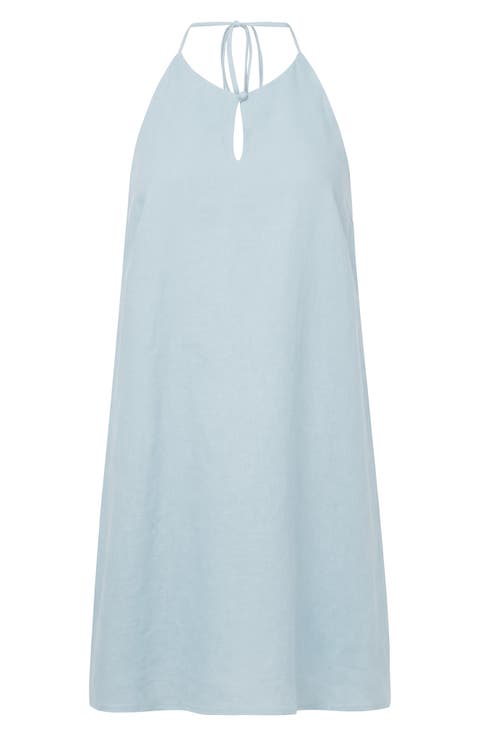 Keyhole Cover-Up Halter Dress