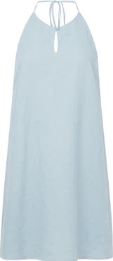 Onia Keyhole Cover-Up Halter Dress