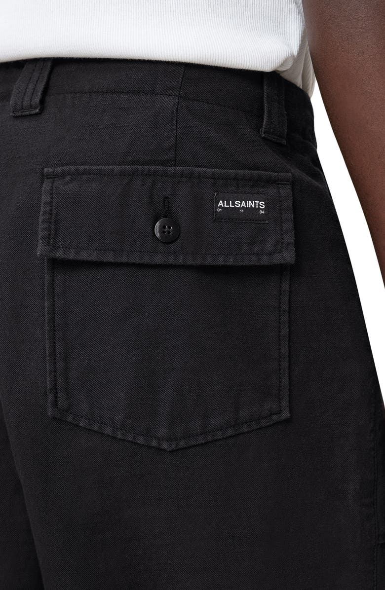 AllSaints Talbot Cotton Shorts, Alternate, color, 