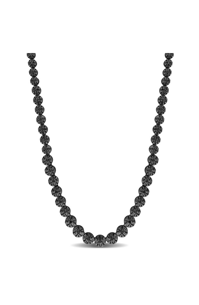 Julianna B. 1/2 CTW Black Diamond Tennis Necklace, Main, color, Black Diamond