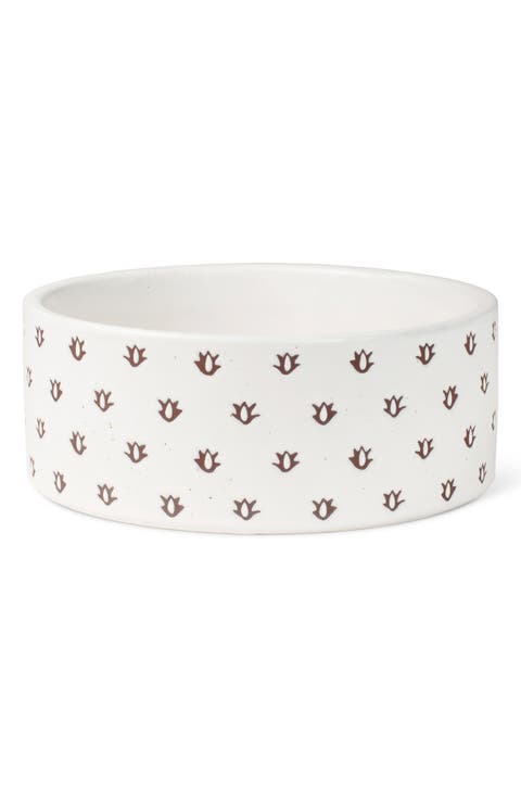 Speckle Wax Resist Medium Pet Bowl