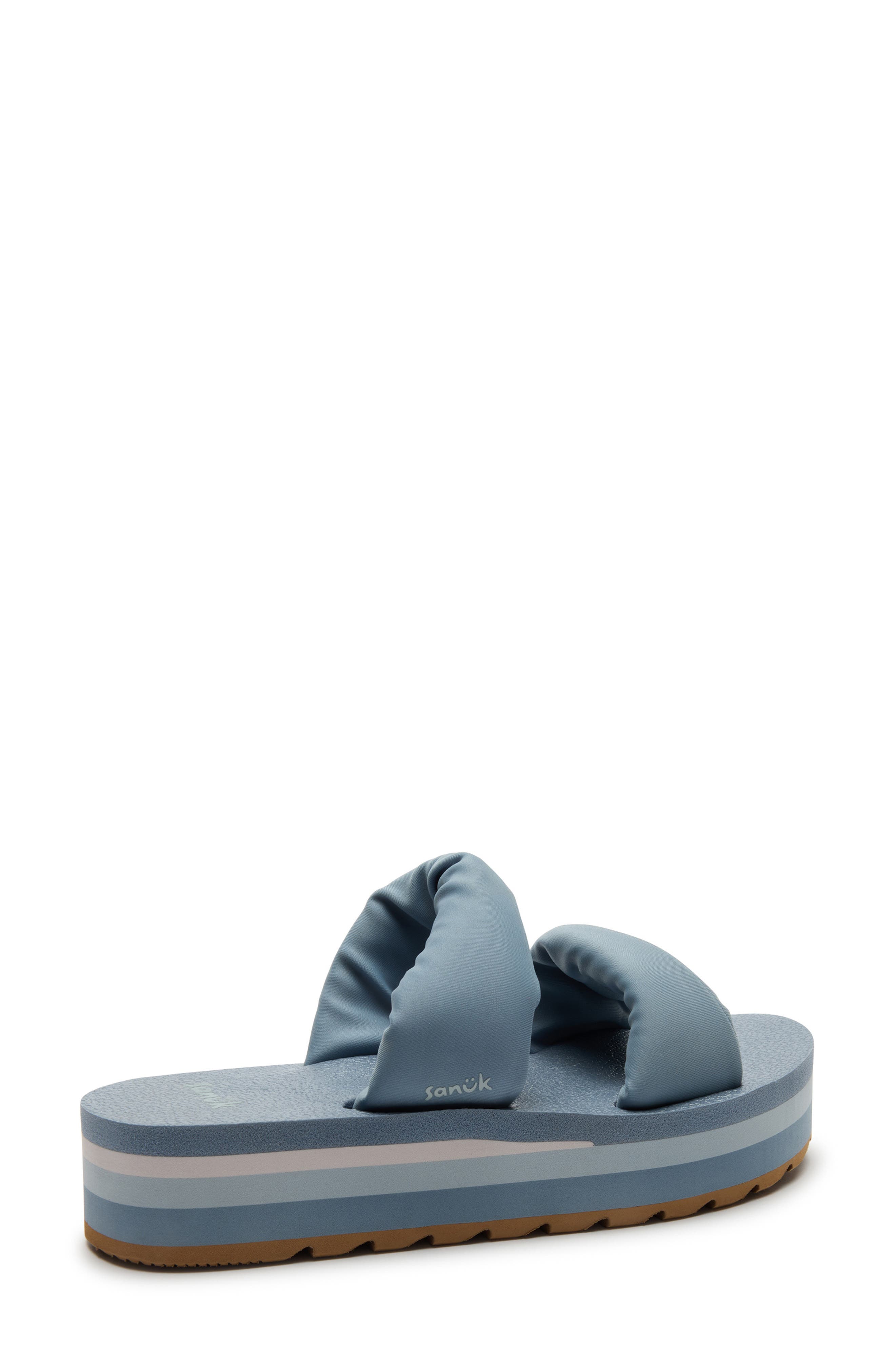 Sanuk Yoga Twist 'N Slide Sandal, Alternate, color, Denim Blue