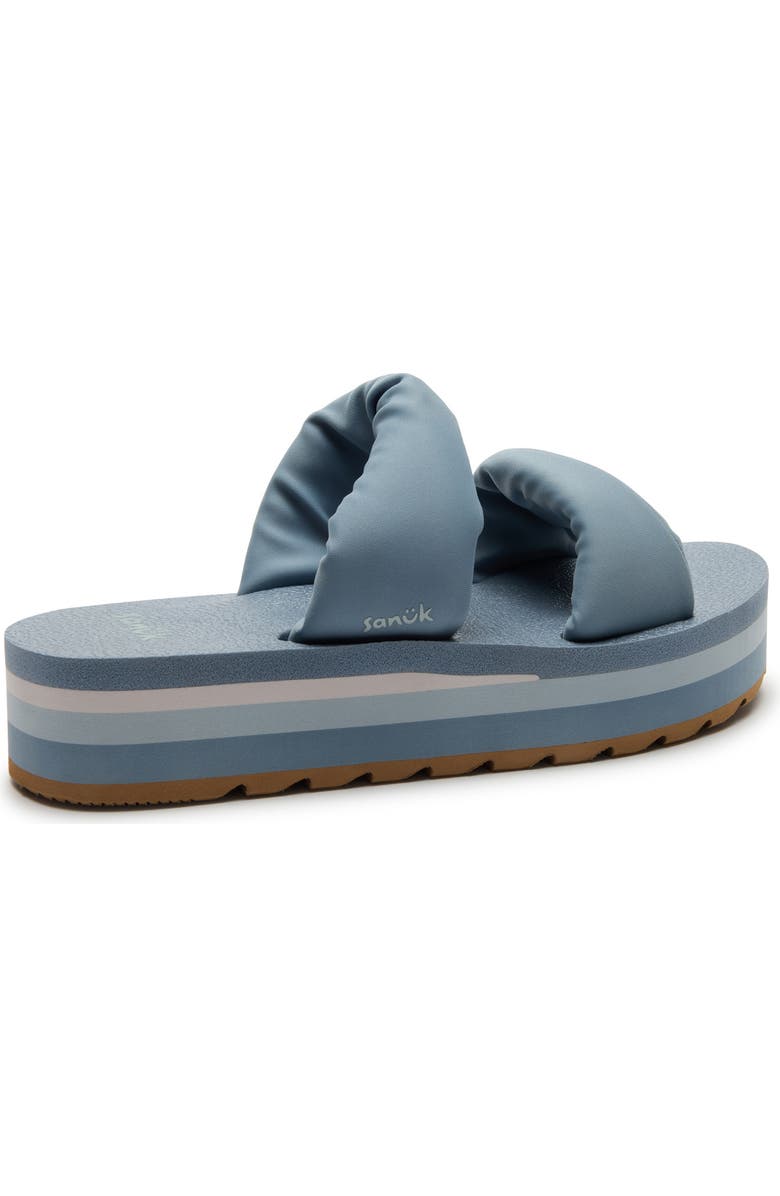 Sanuk Yoga Twist 'N Slide Sandal, Alternate, color, Denim Blue