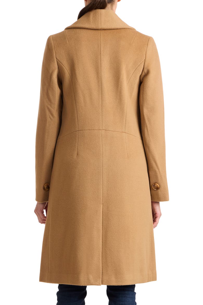 Shawl Collar Wool Coat, Alternate, color, CAMEL