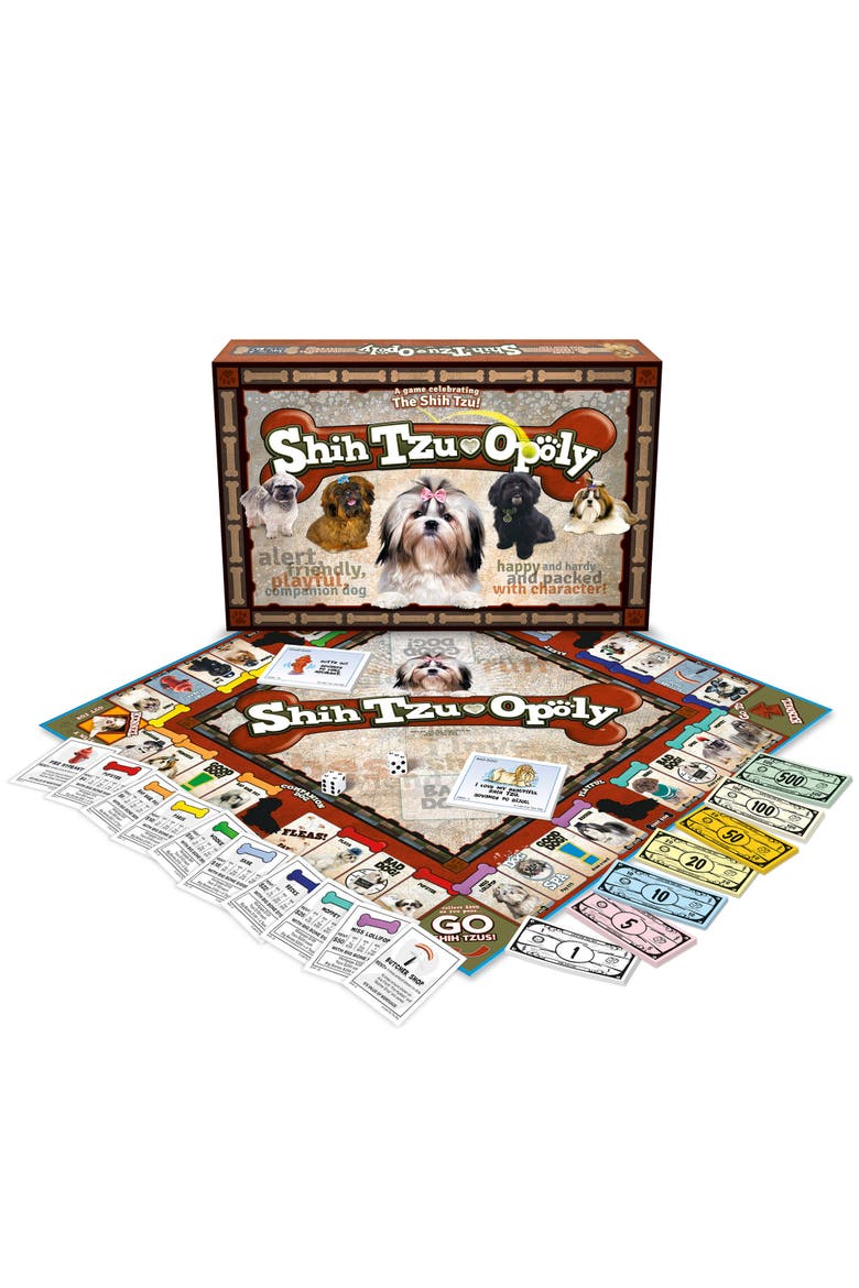 Shih-Tzu-Opoly Dog Themed Family Board Game, Ages 8+, Alternate, color, Multicolored