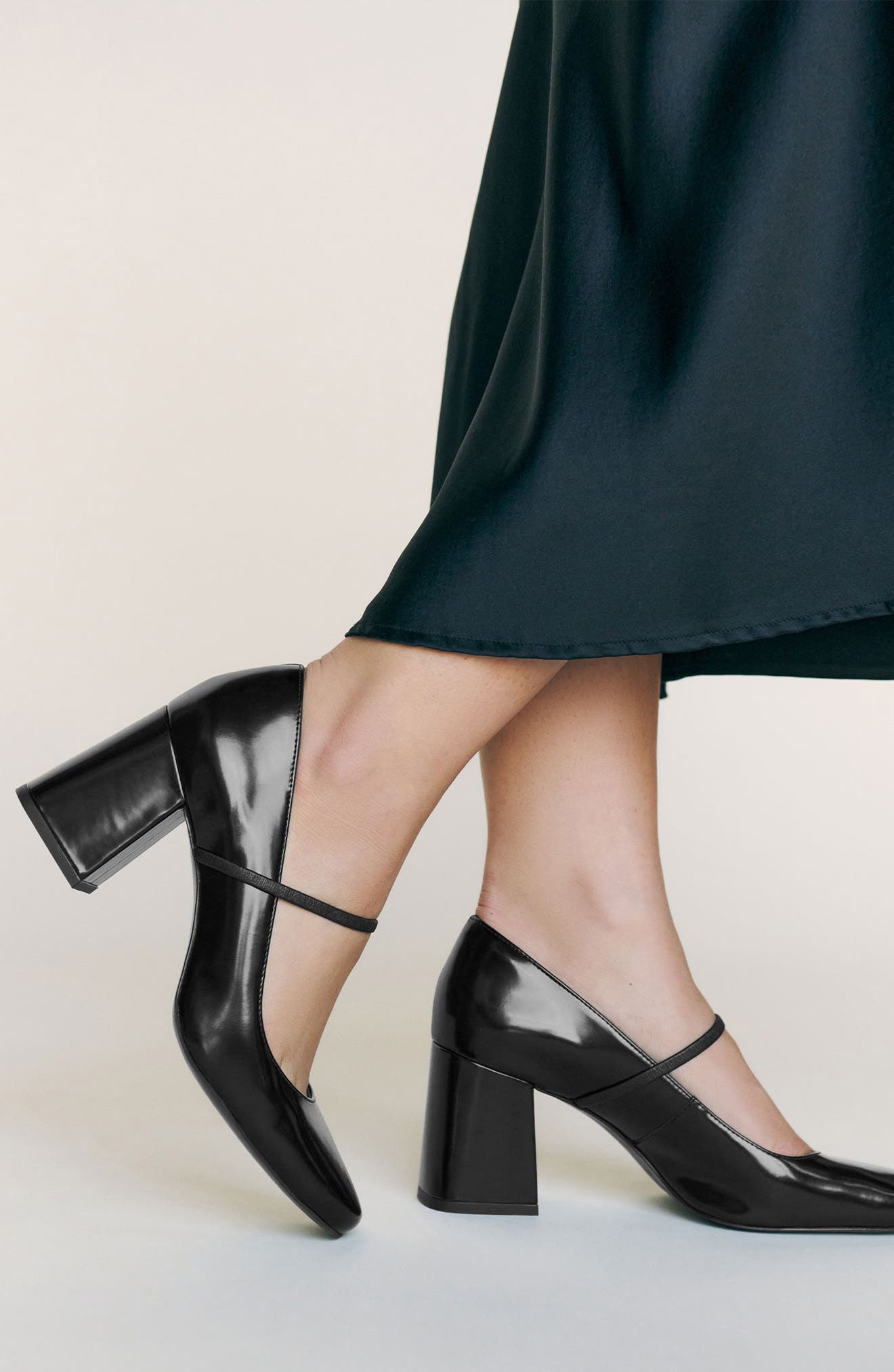 Reformation Natalie Block Heel Pump, Alternate, color, 