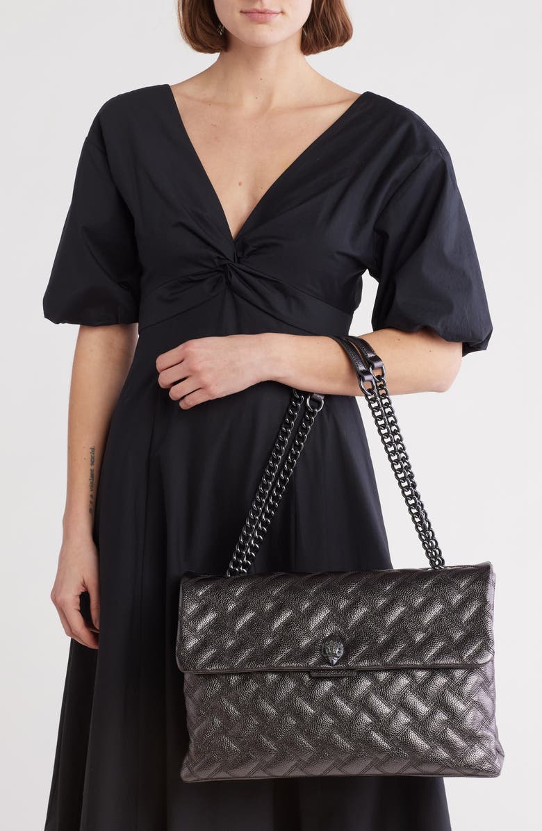 Kurt Geiger London XXL Kensington Soft Quilted Leather Shoulder Bag, Alternate, color,