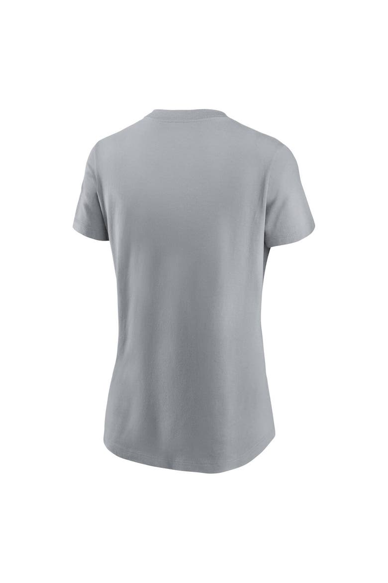 Women's Nike Gray Miami Dolphins 2023 NFL Playoffs Iconic T-Shirt, Alternate, color, Gray