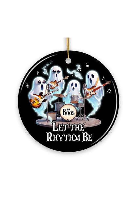 Let The Rhythm Be Ghost Band Ornament