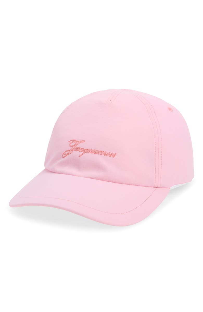 Jacquemus La Casquette Baluchon Baseball Cap, Main, color, Pink 430