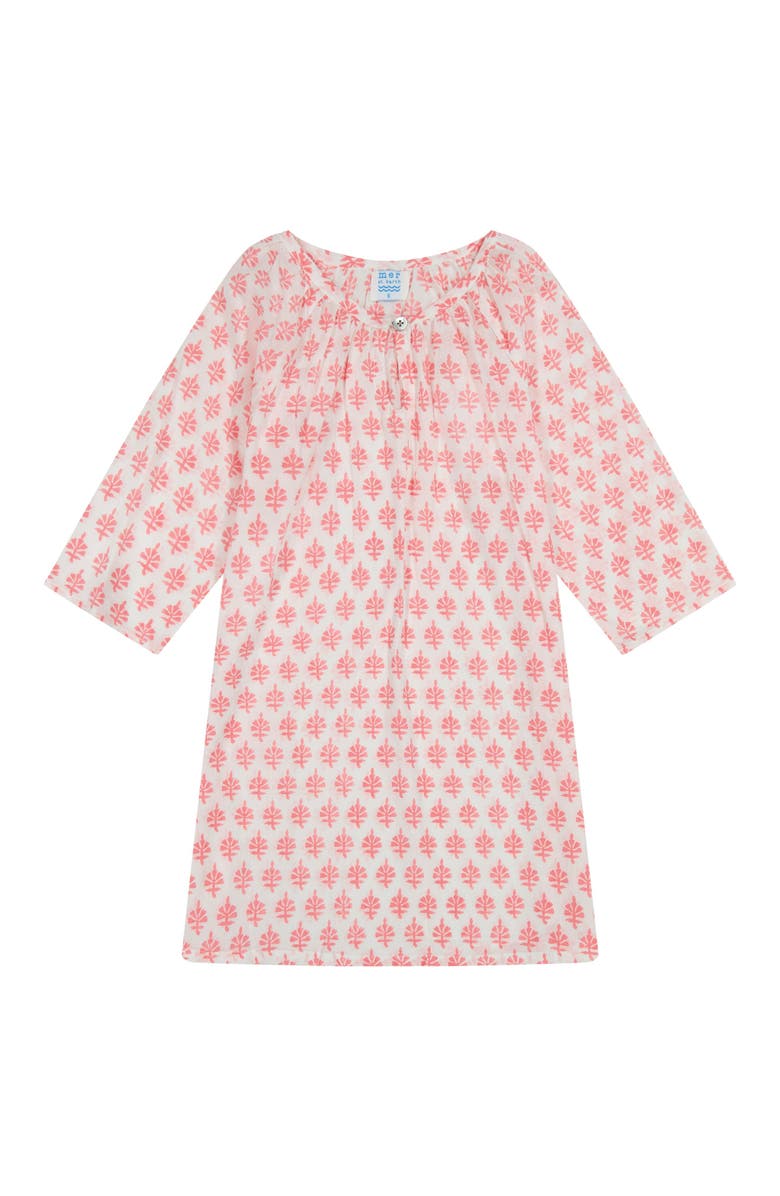 Mer St. Barth Girl's "Le Reve" St Barth Caftan Pink Booty, Main, color, 