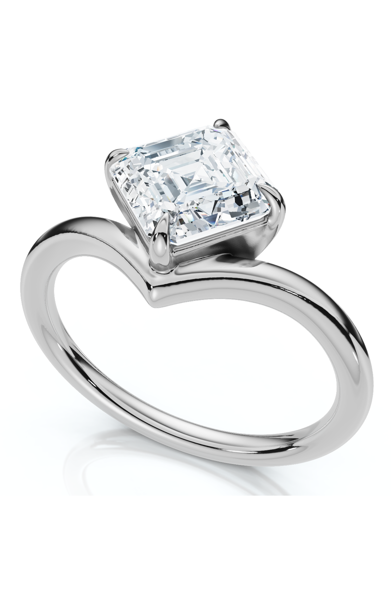 Bliss Diamond 1Ct V Asscher Cut Diamond Engagement Ring 14k Gold or Platinum Lab Grown EF/VS, Alternate, color,