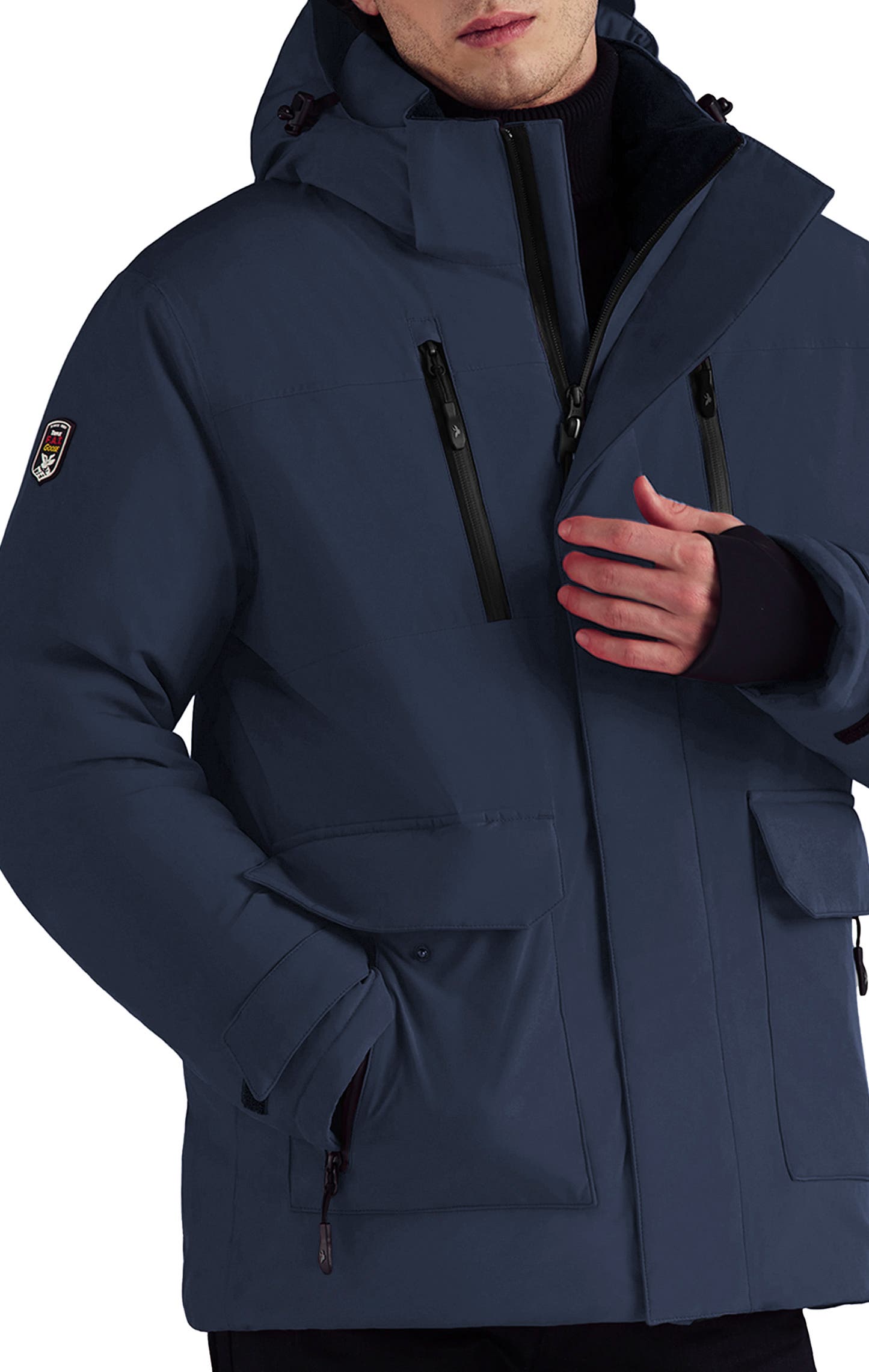 Anvil Men's Short Down Parka - image 4