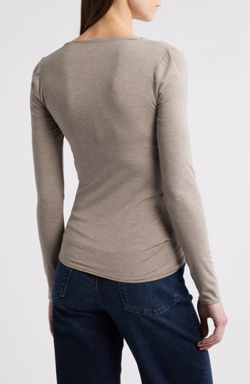 RAG & BONE RAG & BONE LUCA LONG SLEEVE SHIRRED T-SHIRT 