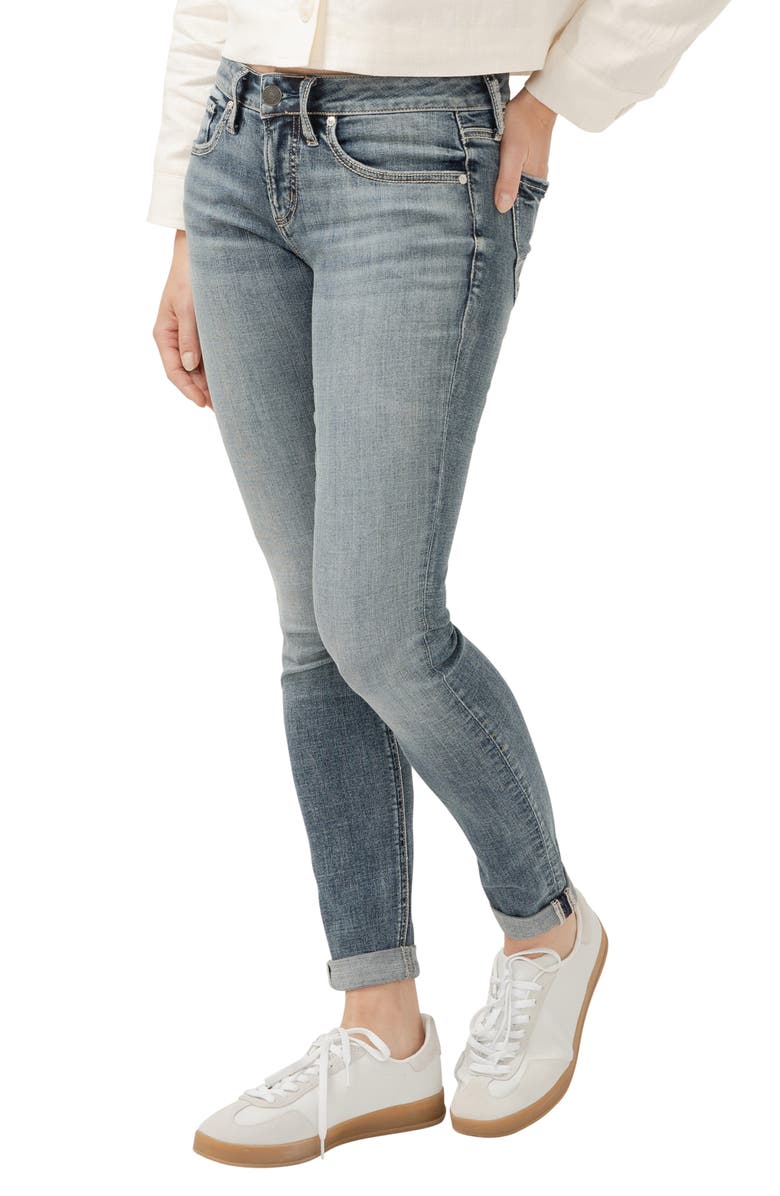 Silver Jeans Co. Girlfriend Jeans, Alternate, color,