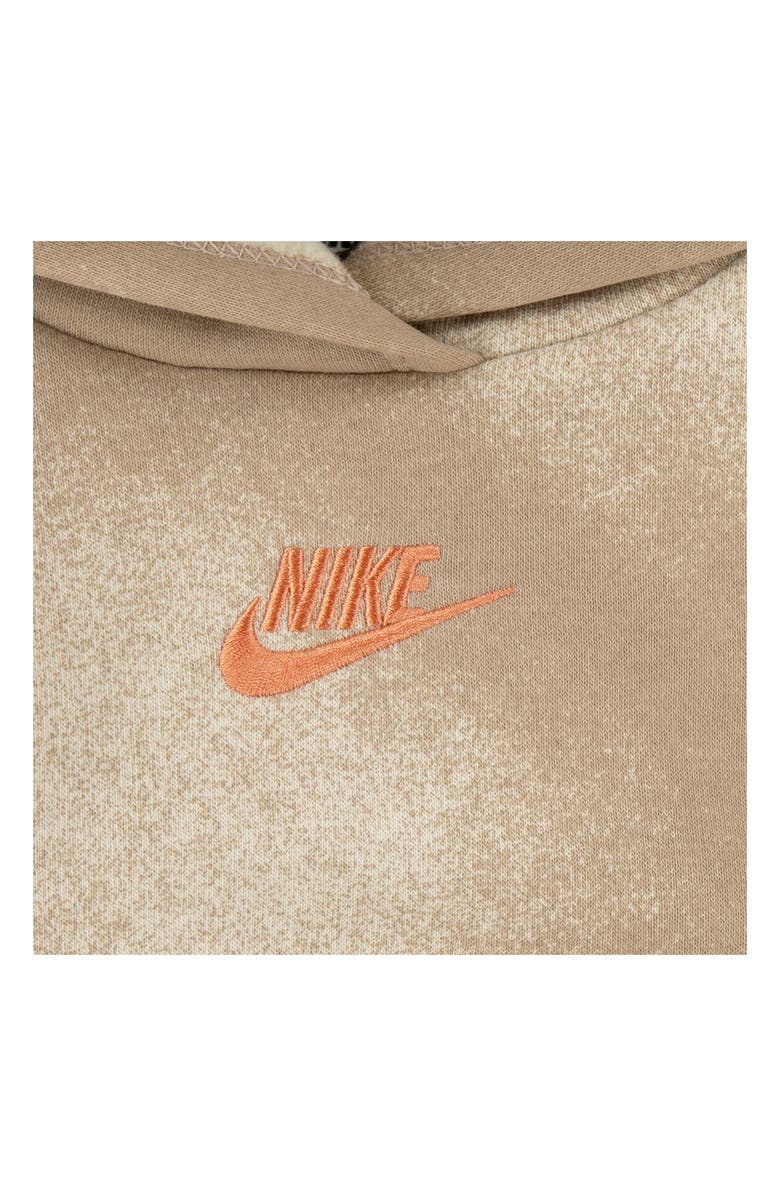 Nike Embroidered Logo Hoodie & Joggers Set, Alternate, color, Hemp