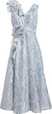 Tahari ASL Floral Burnout Cocktail Dress