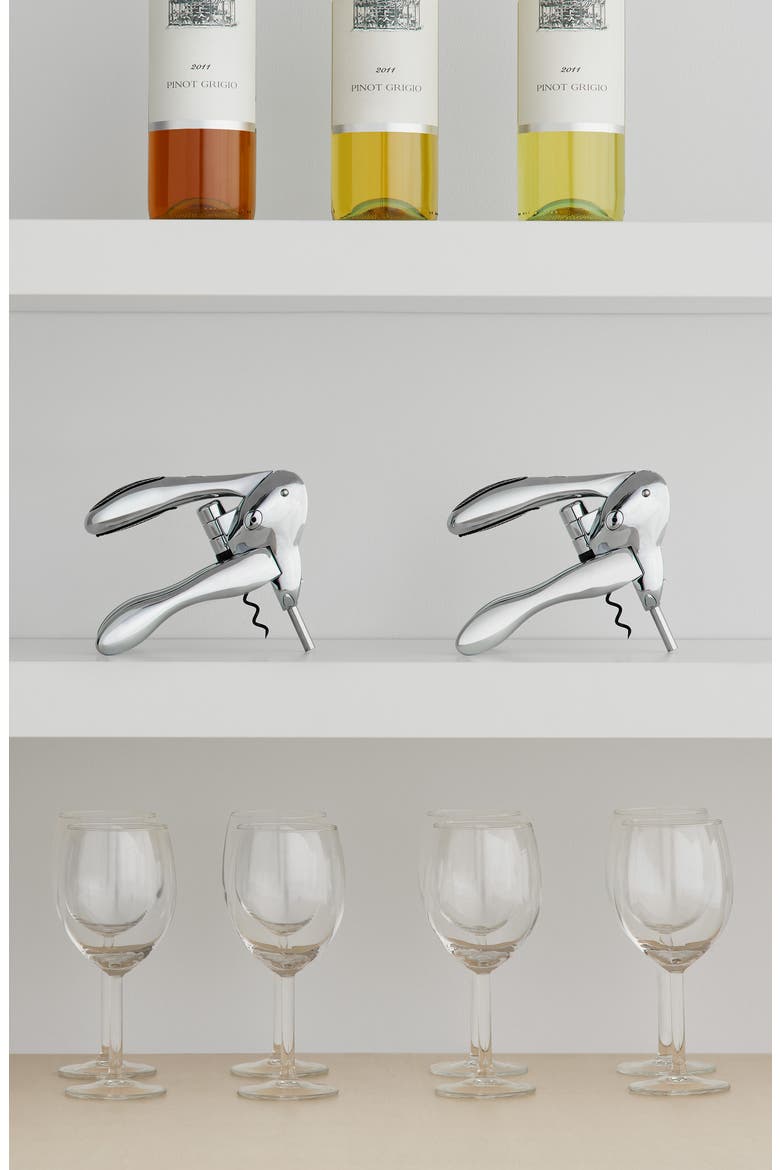 Rabbit® VIP Special Edition Manual Corkscrew Set, Alternate, color, BLACK/CHROME