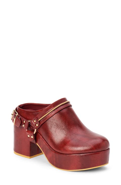 Sawyer Block Heel Platform Clog