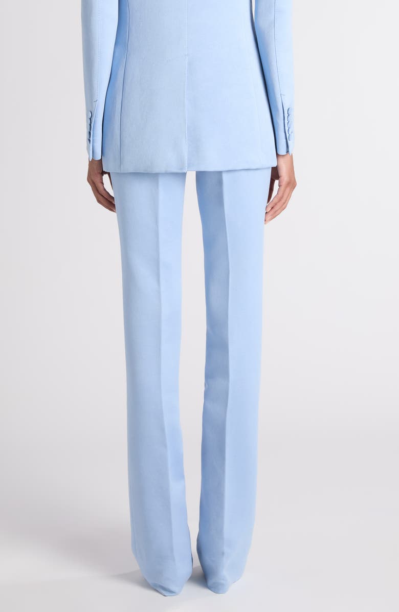 TOM FORD Washed Duchesse Satin Trousers, Alternate, color, Mineral Blue