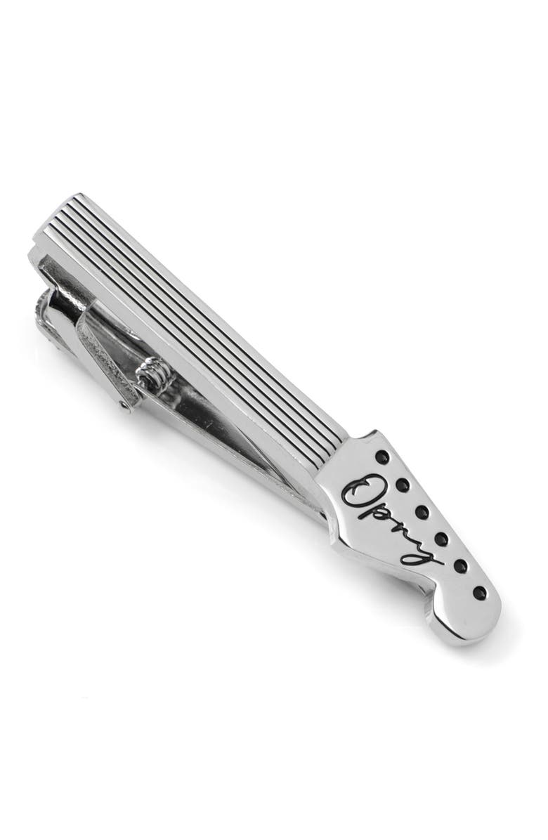 Cufflinks, Inc. Grand Ole Opry Guitar Neck Tie Clip, Main, color, Silver