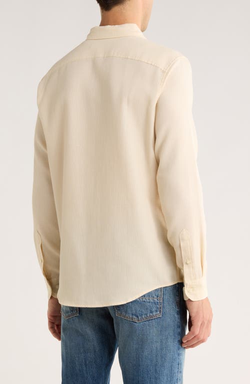 Original Penguin Slim Fit Waffle Textured Button-up Shirt In Neutral