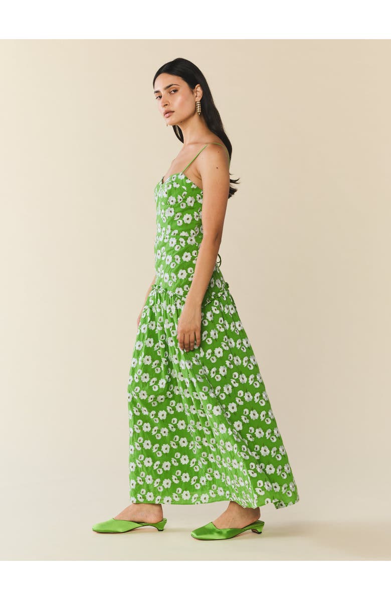 Eddy Lydia Dress, Alternate, color, Magnolia Green Embroidery