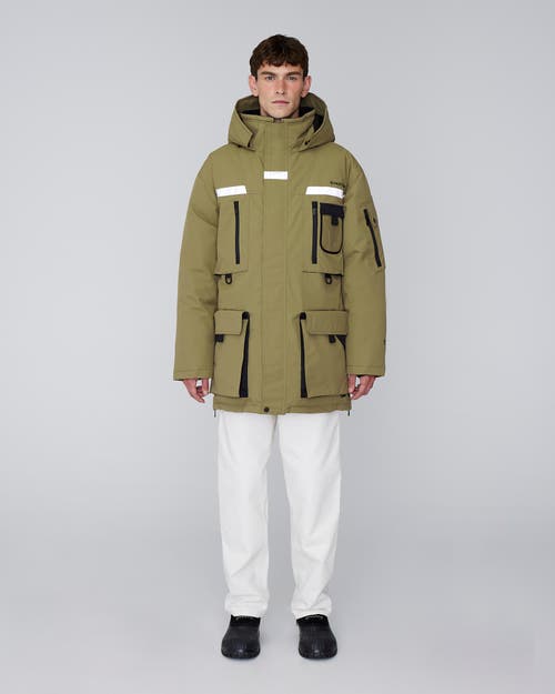 Quartz Co. Vostok 3.0 | Hooded Down Expedition Jacket In Khaki