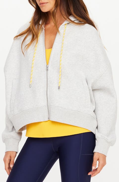 Jude Full Zip Crop Hoodie