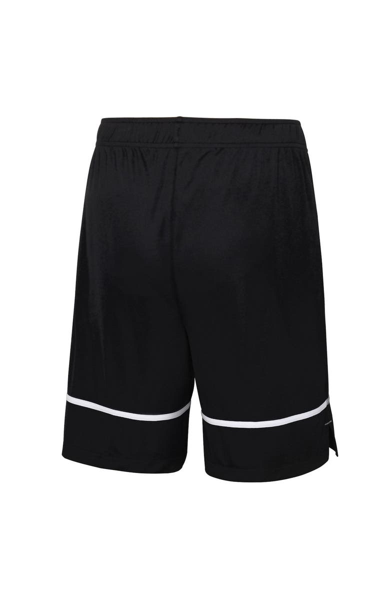 New Era Men's New Era Black Las Vegas Raiders Combine Authentic Rusher Training Shorts, Alternate, color, Black
