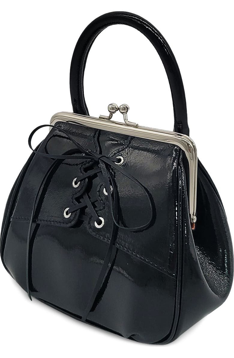 Oryany Mini Lace Up Leather Tote, Alternate, color,